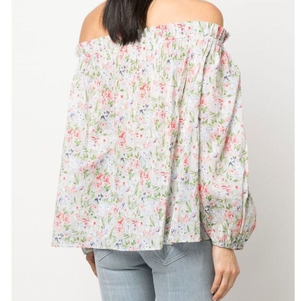 The Great Floral Print Drop Shoulder Top - Picture 3 of 7